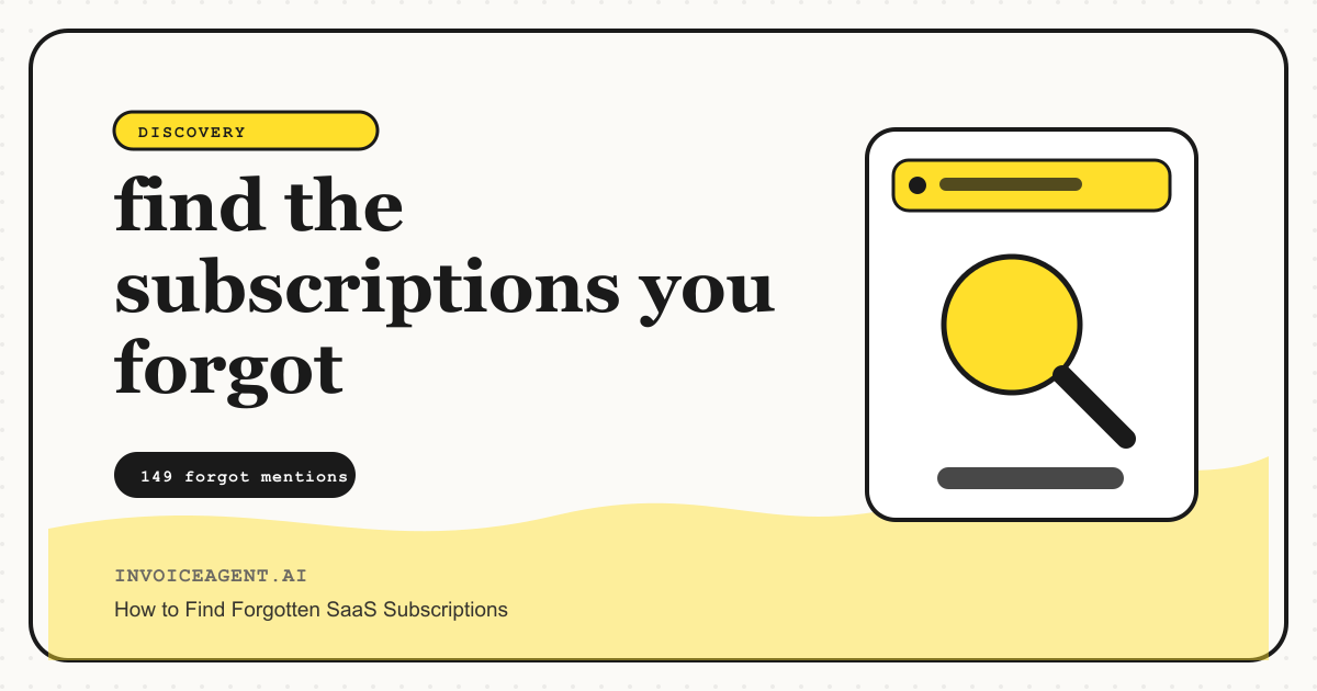 How to Find Forgotten SaaS Subscriptions