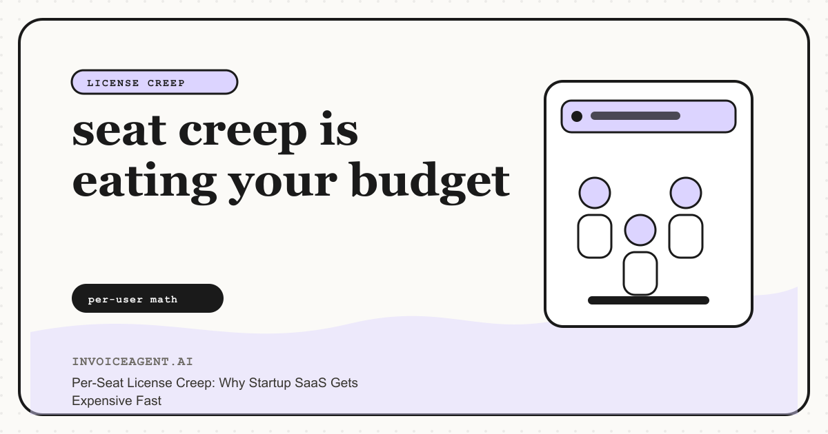 Per-Seat License Creep: Why Startup SaaS Gets Expensive Fast